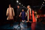 Amitabh Bachchan, Jaya Bachchan at Manish Malhotra presents Mijwan-The Legacy in Grand Hyatt, Mumbai on 4th April 2015